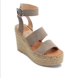Dolce Vita: espadrille wedge sandal - grey size 7.5
